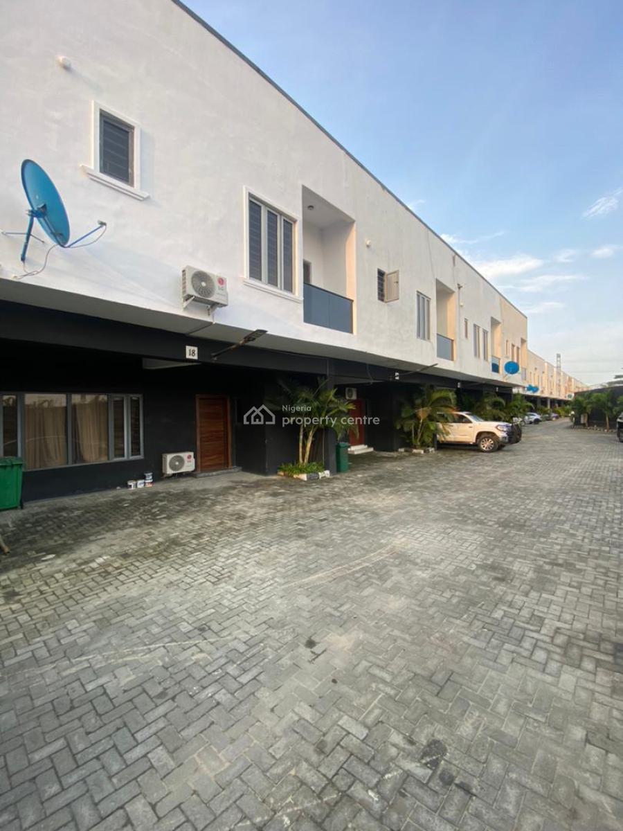 Elegant 2 Year Old, 4-bedroom Townhome in Parliament Estate, Ikota, Ikota, Vgc, Lekki, Lagos, Terraced Duplex for Sale