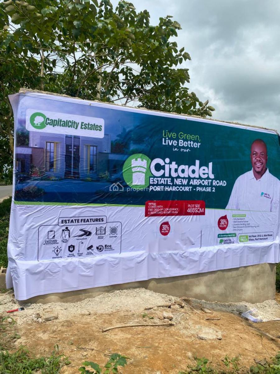 Plots of Land, Citadel Estate Phase 2 New Airport Road, Port Harcourt, Rivers, Land for Sale