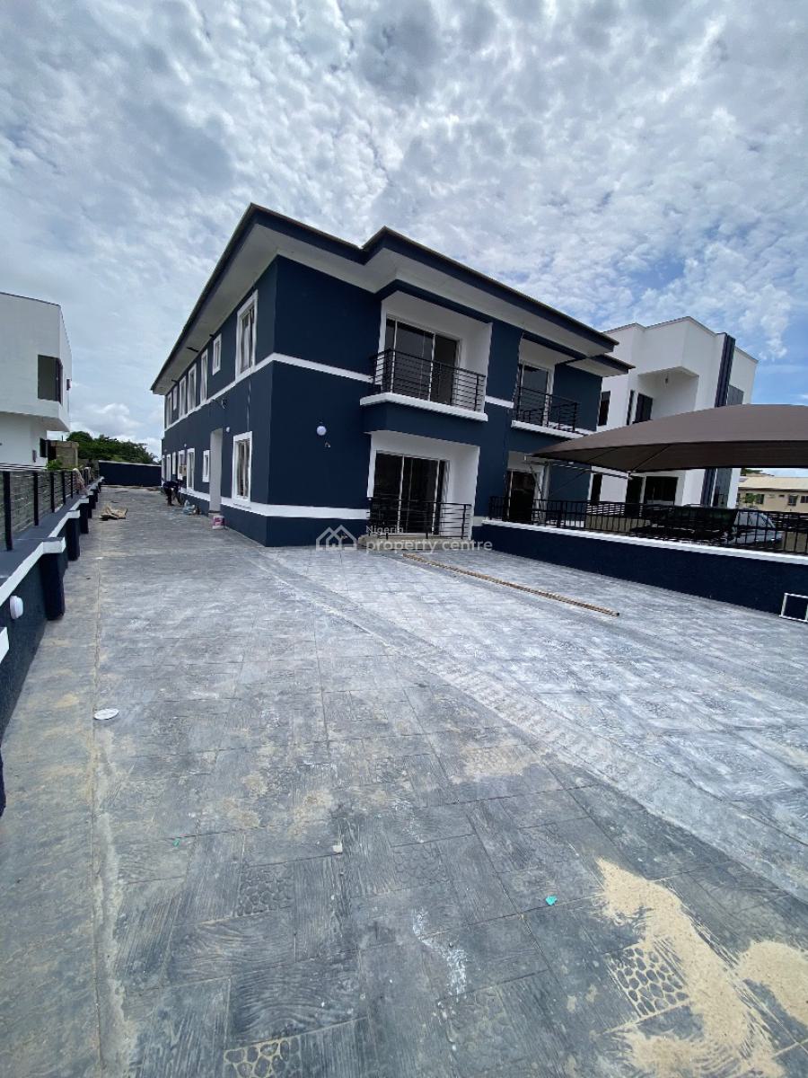 Clean 4 Bedroom Duplex, By Shop Rite in a Secure Estate, Sangotedo, Ajah, Lagos, Semi-detached Duplex for Rent