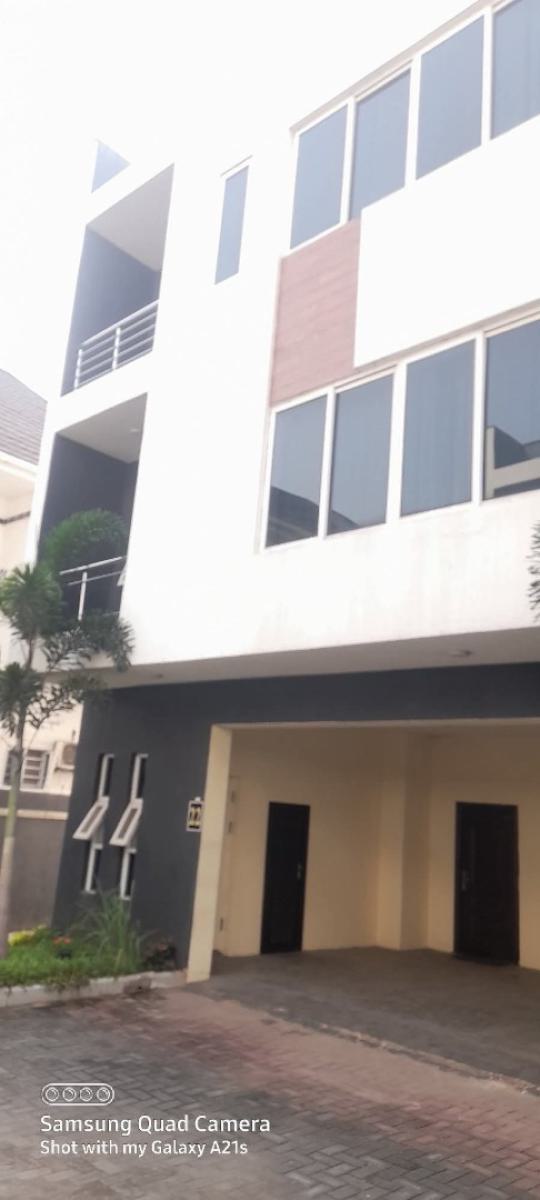 Fully Serviced Luxury Built 4 Bedrooms Terrace Duplex, Oasis Park Estate Shoprite Road Jakande Bustop, Osapa, Lekki, Lagos, Terraced Duplex for Rent