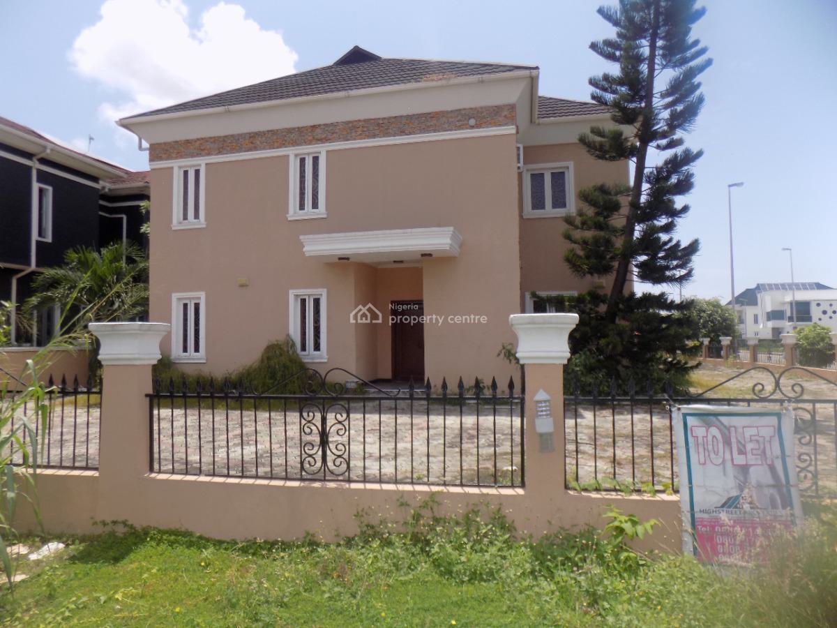 4 Bedroom Semi Detached Duplex with Bq in a Gated Estate 24hrs Power, 24hrs Power at Royal Garden Estate, Lekki, Lagos, Semi-detached Duplex for Rent