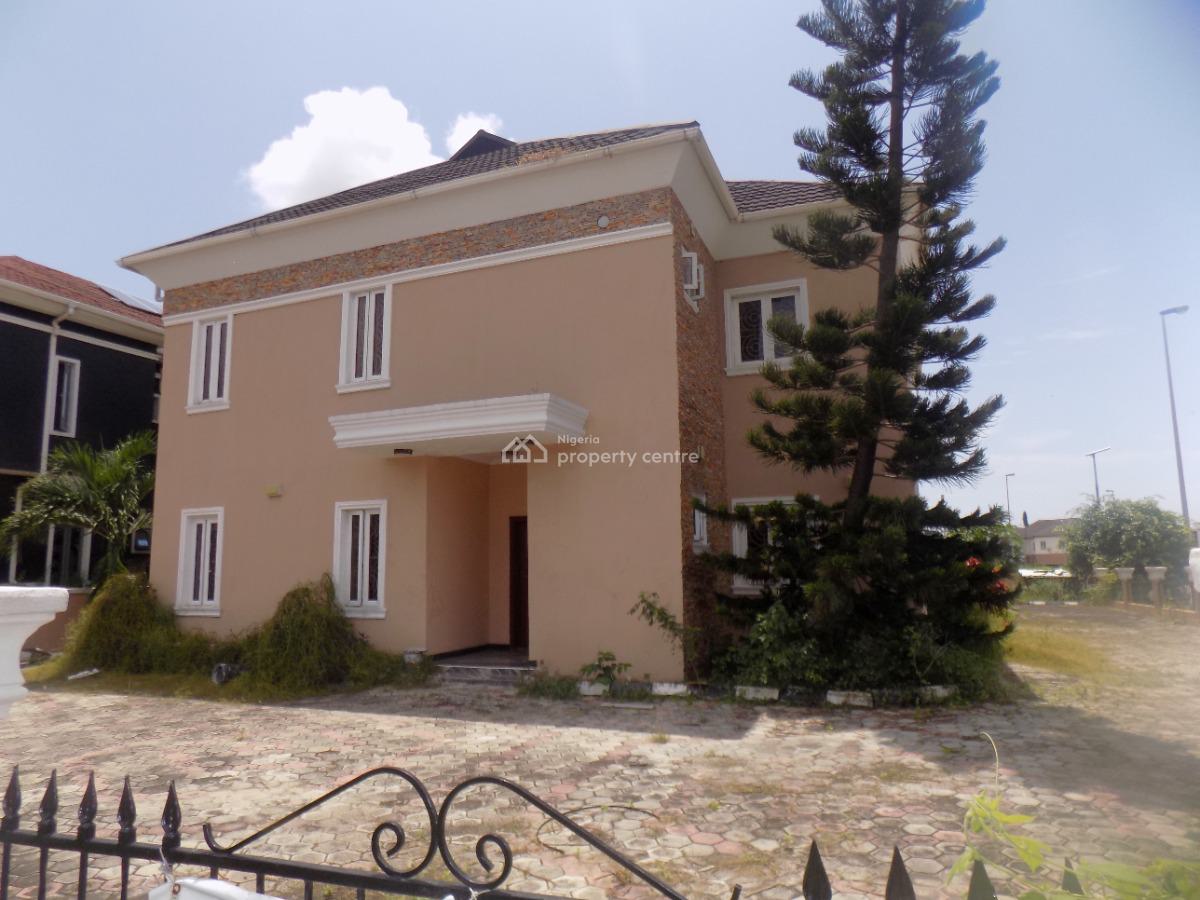4 Bedroom Semi Detached Duplex with Bq in a Gated Estate 24hrs Power, 24hrs Power at Royal Garden Estate, Lekki, Lagos, Semi-detached Duplex for Rent