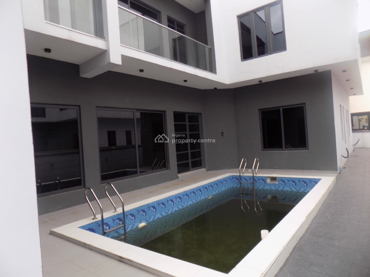 Very Clean 5 Bedroo. Detached Duplex+bq N Swimming Pool 24hrs Power, 24hrs Power in Royal Garden Estate, Lekki, Lagos, Detached Duplex for Sale