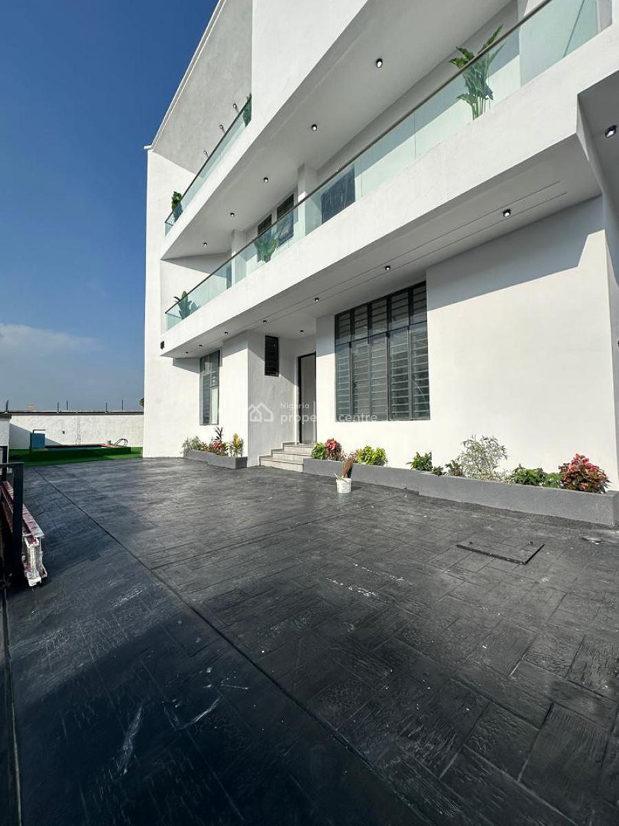 5 Bedroom Detached Duplex with Bq,cinema,rooftop Terrace,pool,gazebo & Gym, Chevron, Lekki, Lagos, Detached Duplex for Sale