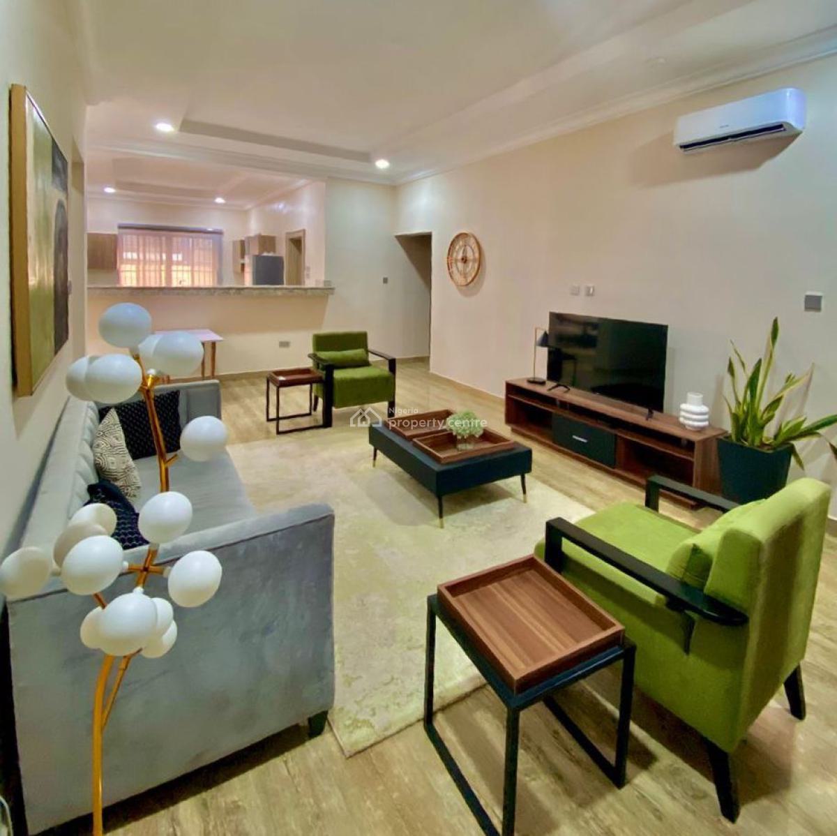 Fully Furnished and Serviced 2 Bedroom Apartment with a Room Bq Is Ava, Guzape, Guzape District, Abuja, Flat / Apartment for Rent