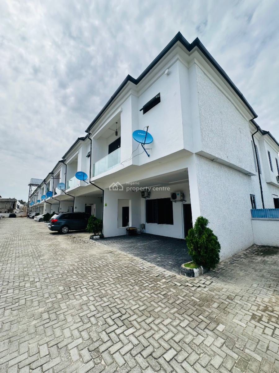 Newly Built 4 Bedroom Terrace Duplex + Swimming Pool + Play Area, Ikota Gra, Ikota, Lekki, Lagos, Terraced Duplex for Rent
