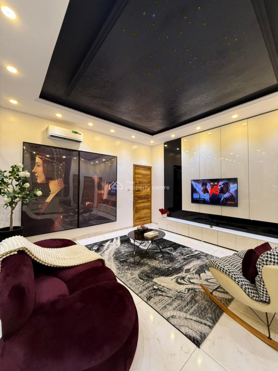 Deluxe 1 Bedroom Bathub Apartment with Red Room Oom, Osapa London, Lekki Lagos, Osapa, Lekki, Lagos, Mini Flat (room and Parlour) Short Let