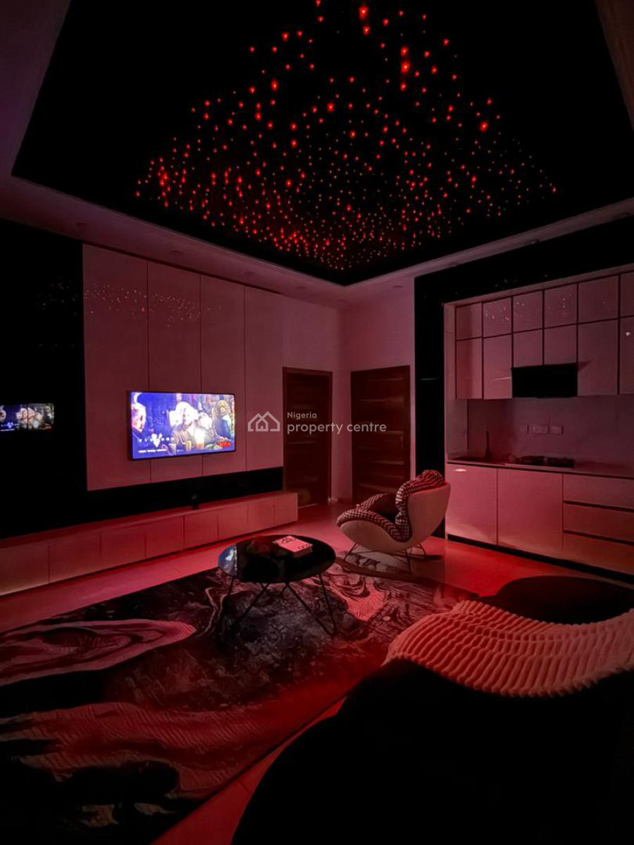 Deluxe 1 Bedroom Bathub Apartment with Red Room Oom, Osapa London, Lekki Lagos, Osapa, Lekki, Lagos, Mini Flat (room and Parlour) Short Let