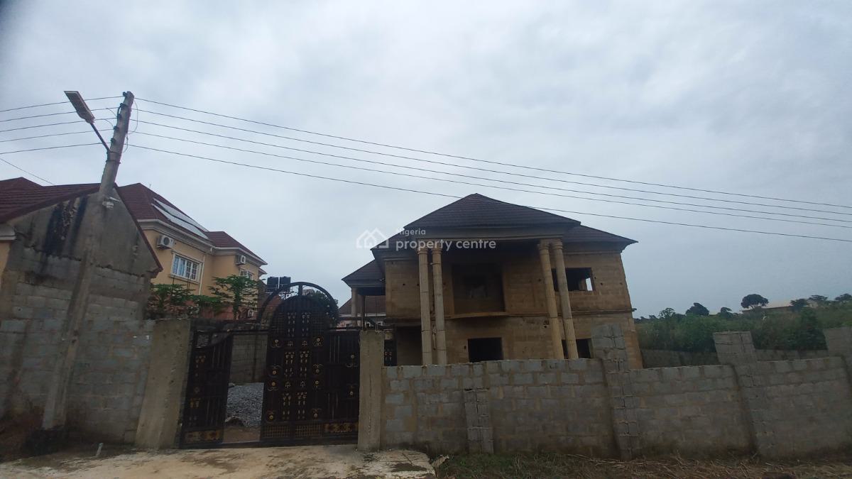 Carcass 5 Bedroom, I-pent Estate, Lokogoma District, Abuja, Detached Duplex for Sale