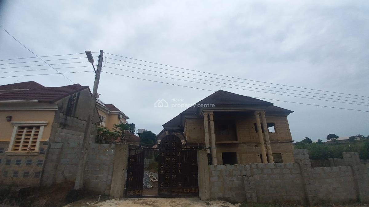 Carcass 5 Bedroom, I-pent Estate, Lokogoma District, Abuja, Detached Duplex for Sale
