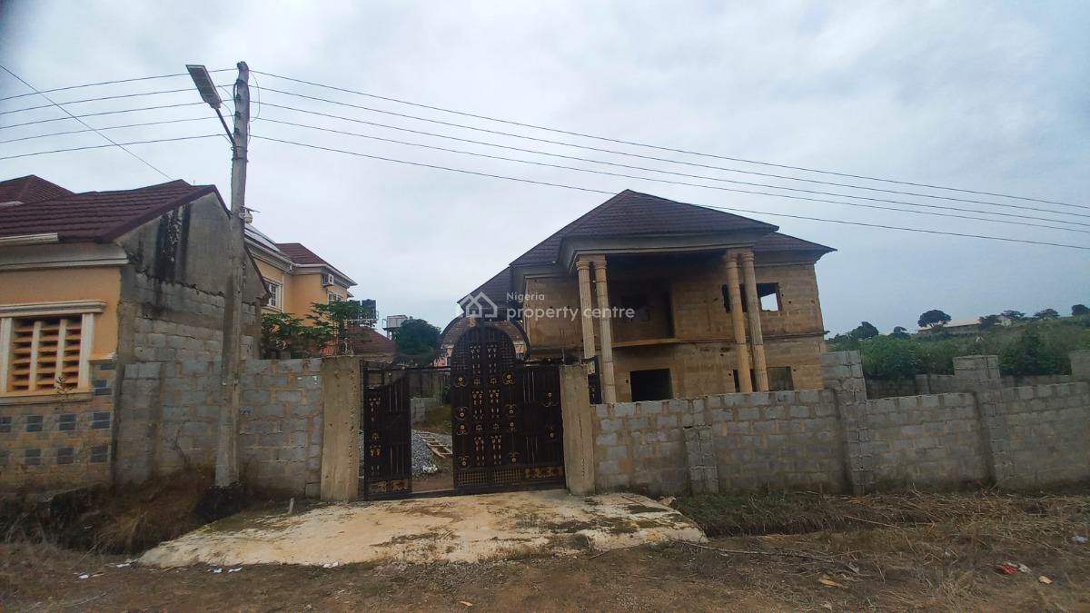 Carcass 5 Bedroom, I-pent Estate, Lokogoma District, Abuja, Detached Duplex for Sale