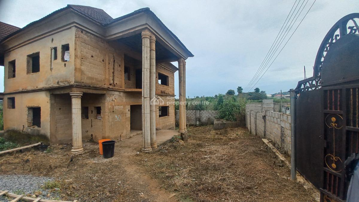 Carcass 5 Bedroom, I-pent Estate, Lokogoma District, Abuja, Detached Duplex for Sale