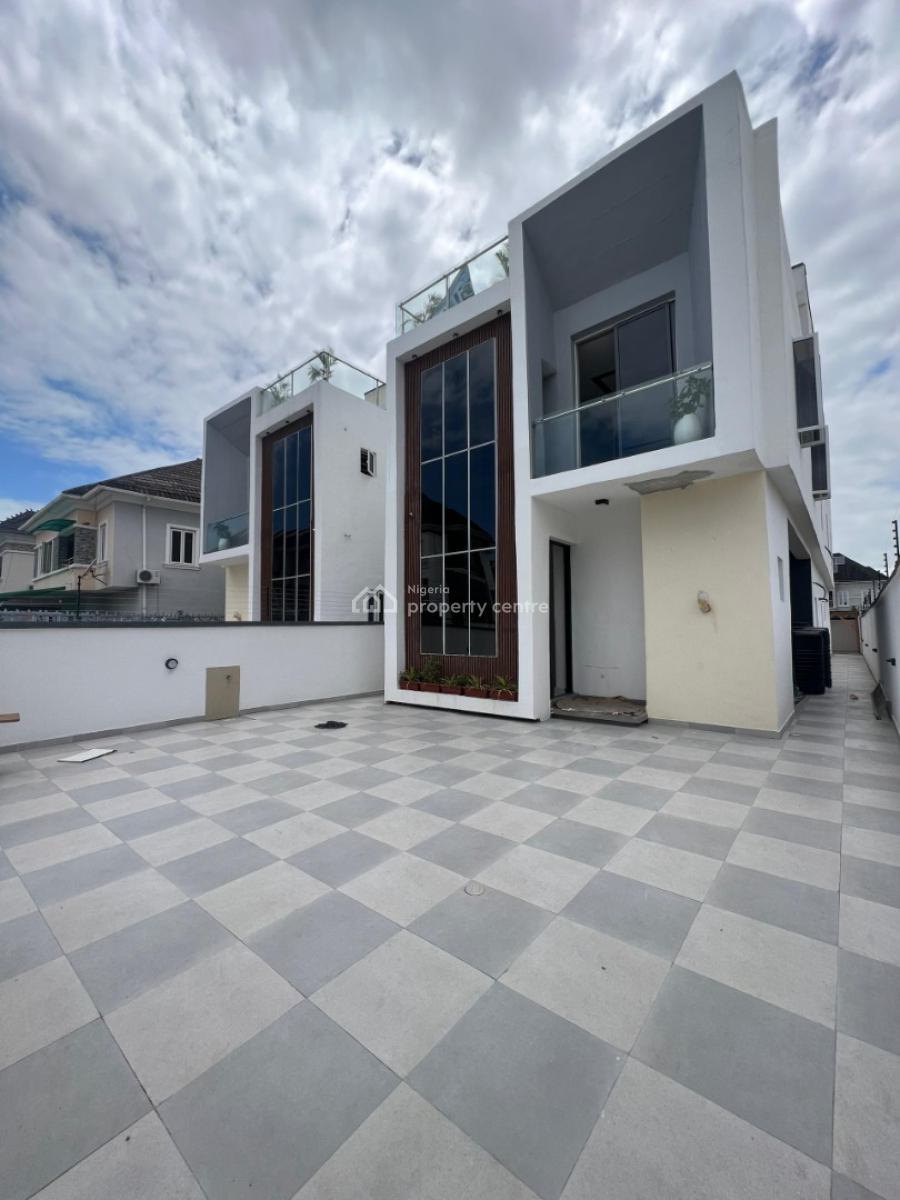 Brand New 5-bedroom Luxury Duplex with Cinema, Rooftop Terrace, and Bq, Chevron, Lekki, Lagos, Detached Duplex for Sale