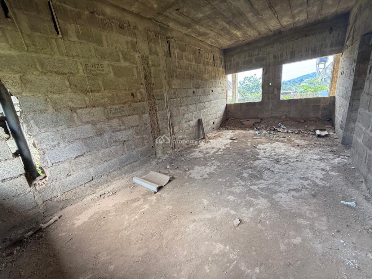 3 Bedroom Semi-detached Duplex  (carcass), Life Camp, Abuja, Semi-detached Duplex for Sale