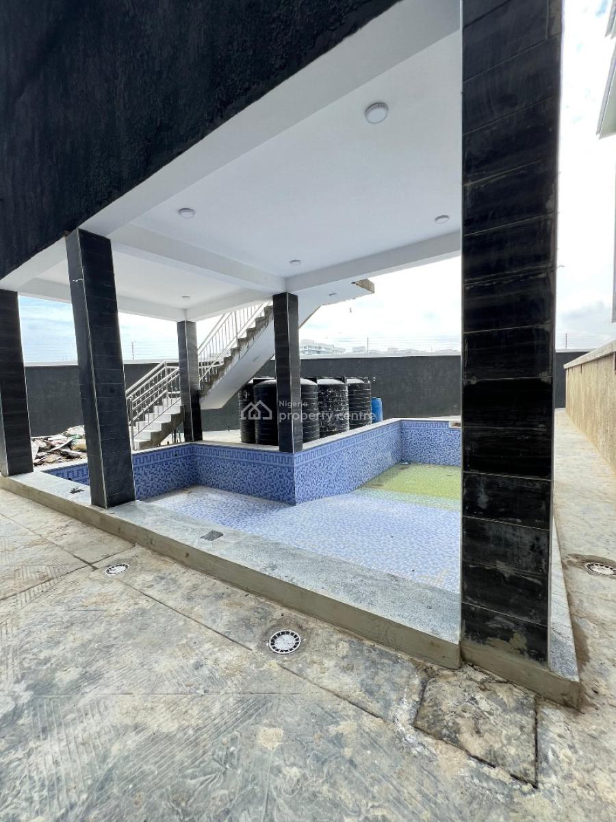 Contemporary 4 Bedroom Terraced Duplex with Swimming Pool, Bq and Gym, Ikate, Lekki, Lagos, Terraced Duplex for Sale
