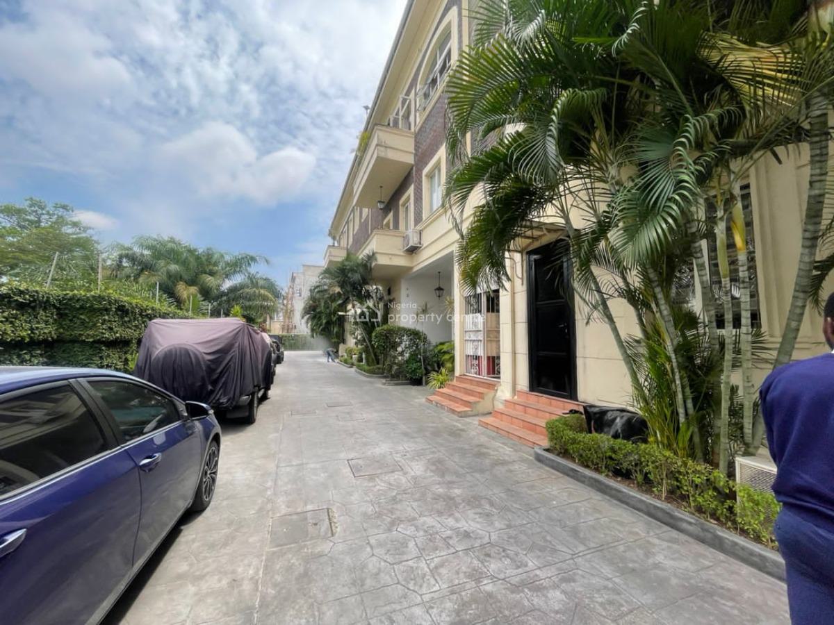 Well Finished Serviced 3 Bedroom Maisonette with a Room Bq, Old Ikoyi, Ikoyi, Lagos, Terraced Duplex for Rent