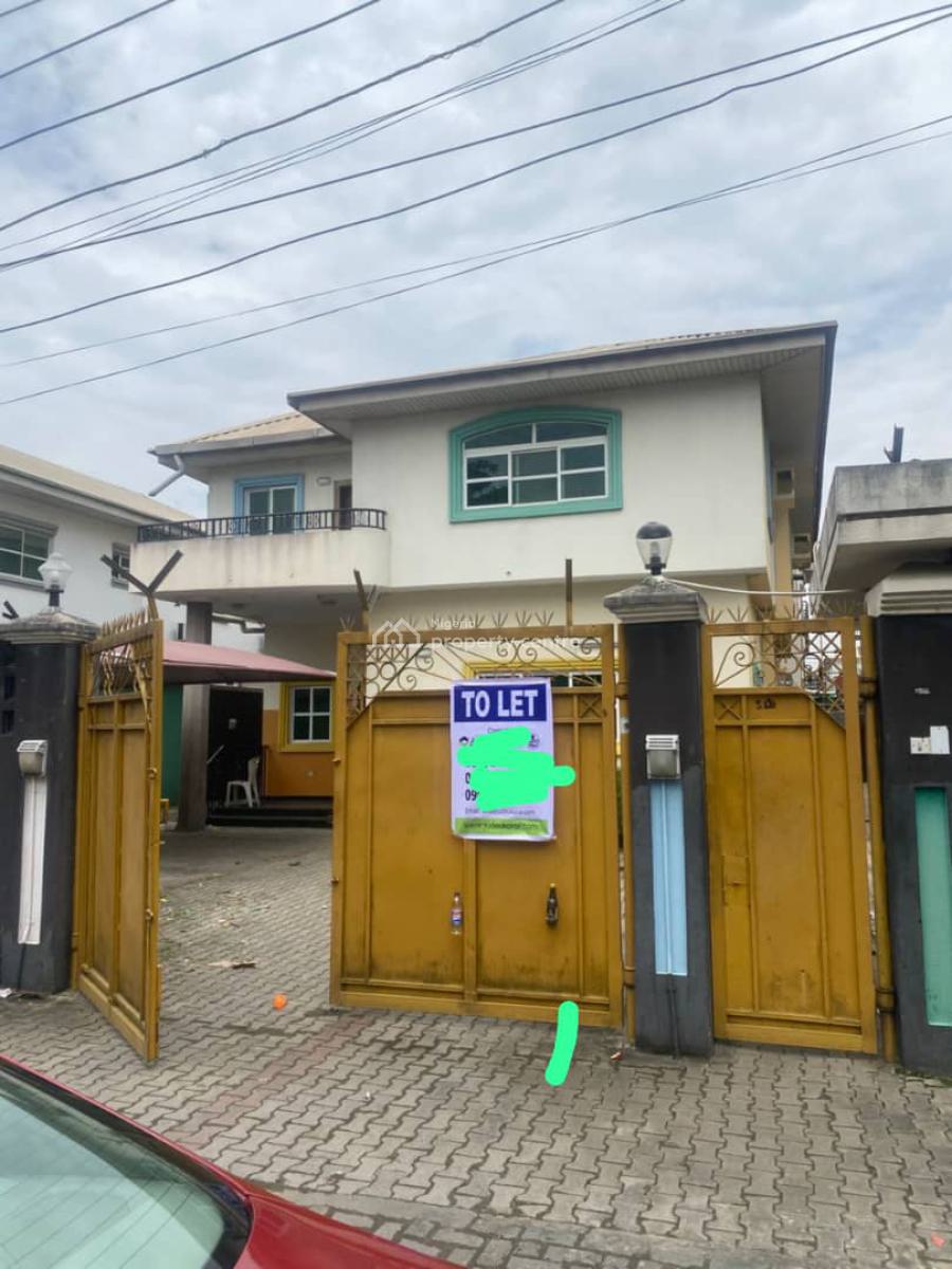 Fully Detached 5 Bedroom Duplex on Interlock Road, Lekki Phase 1, Lekki, Lagos, Detached Duplex for Rent