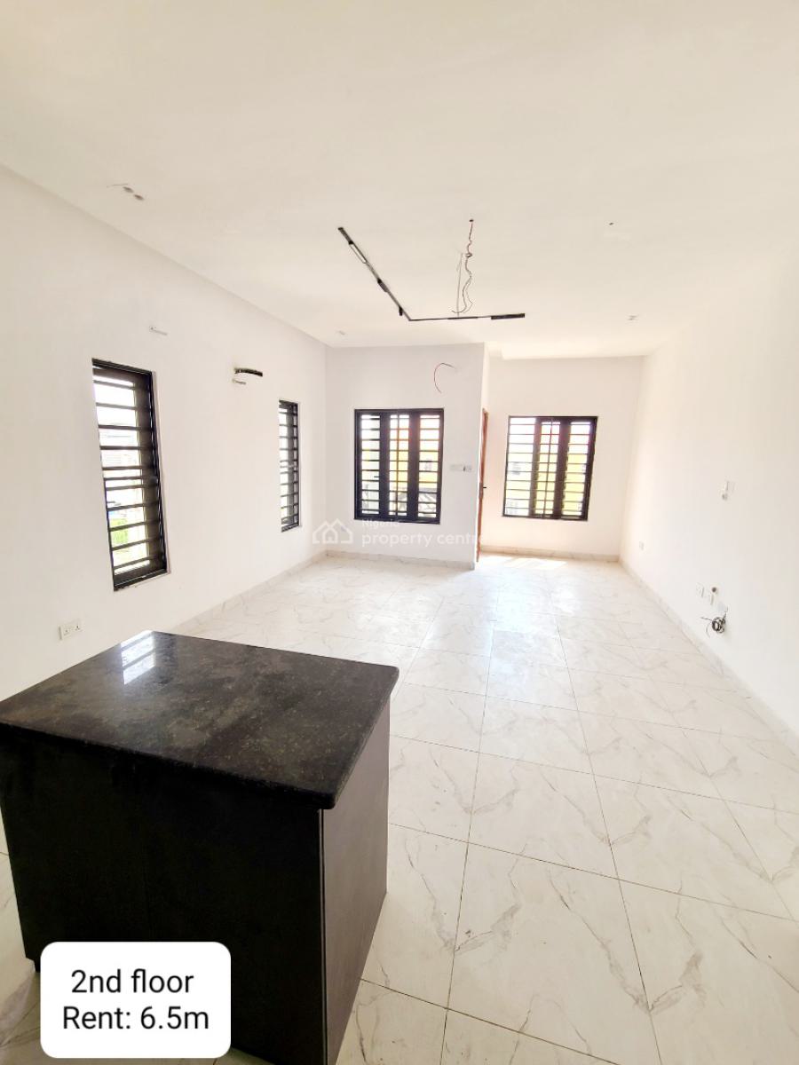 Newly Finished 2 Bedroom Serviced Apartment Upstairs, Osapa, Lekki, Lagos, Flat / Apartment for Rent