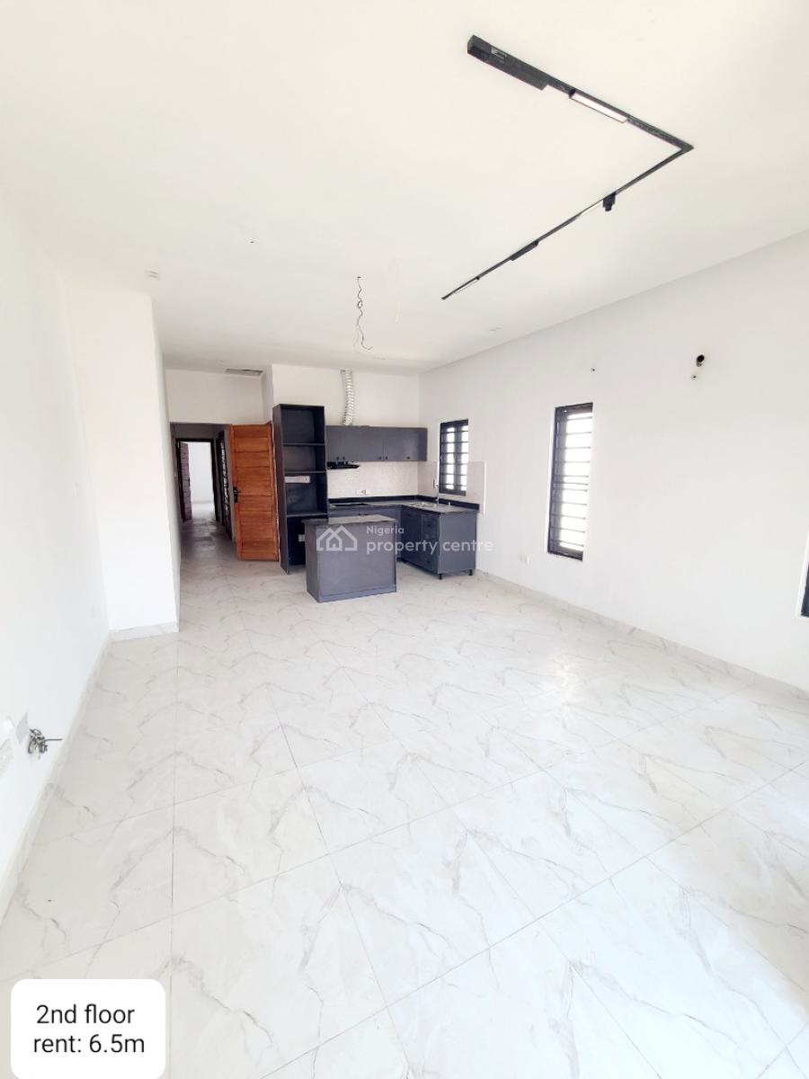 Newly Finished 2 Bedroom Serviced Apartment Upstairs, Osapa, Lekki, Lagos, Flat / Apartment for Rent