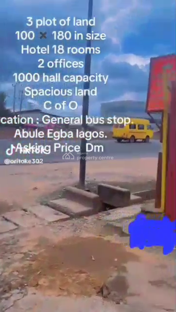 a Function Hotel+1000 People Capacity Hall, Abule Egba, Agege, Lagos, Hostel for Sale