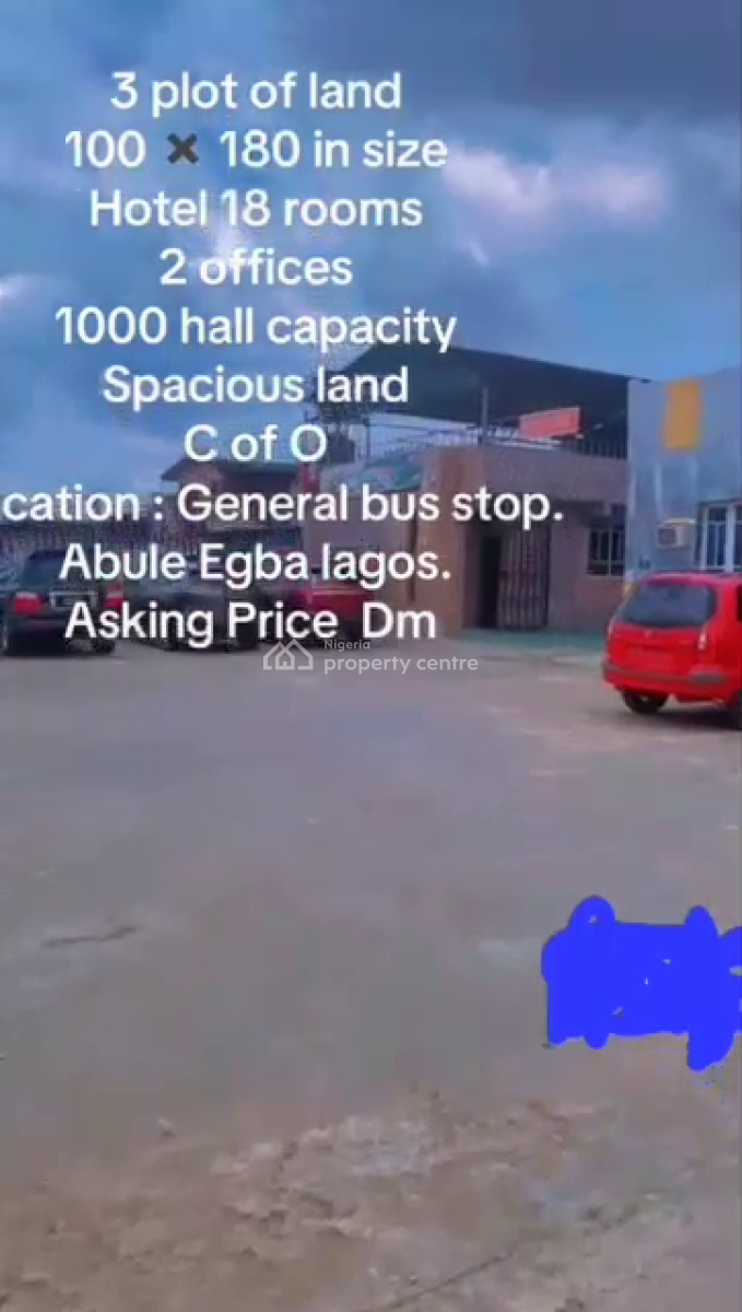 a Function Hotel+1000 People Capacity Hall, Abule Egba, Agege, Lagos, Hostel for Sale