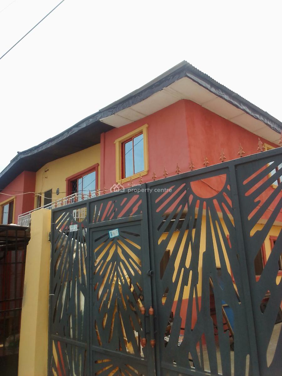Spacious Upstairs Miniflat with P.o.p, Ogba, Ikeja, Lagos, Mini Flat (room and Parlour) for Rent