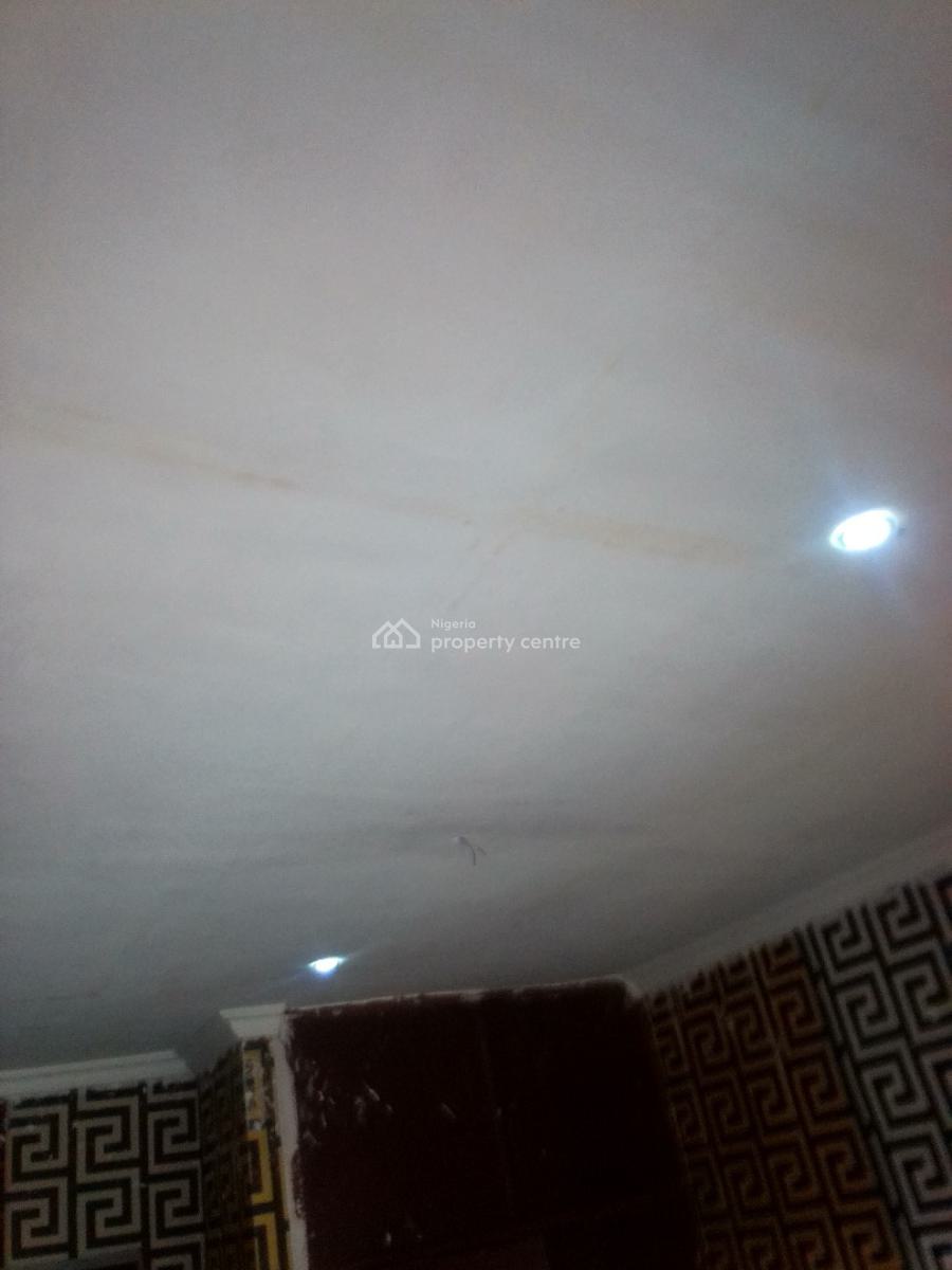 Spacious Upstairs Miniflat with P.o.p, Ogba, Ikeja, Lagos, Mini Flat (room and Parlour) for Rent