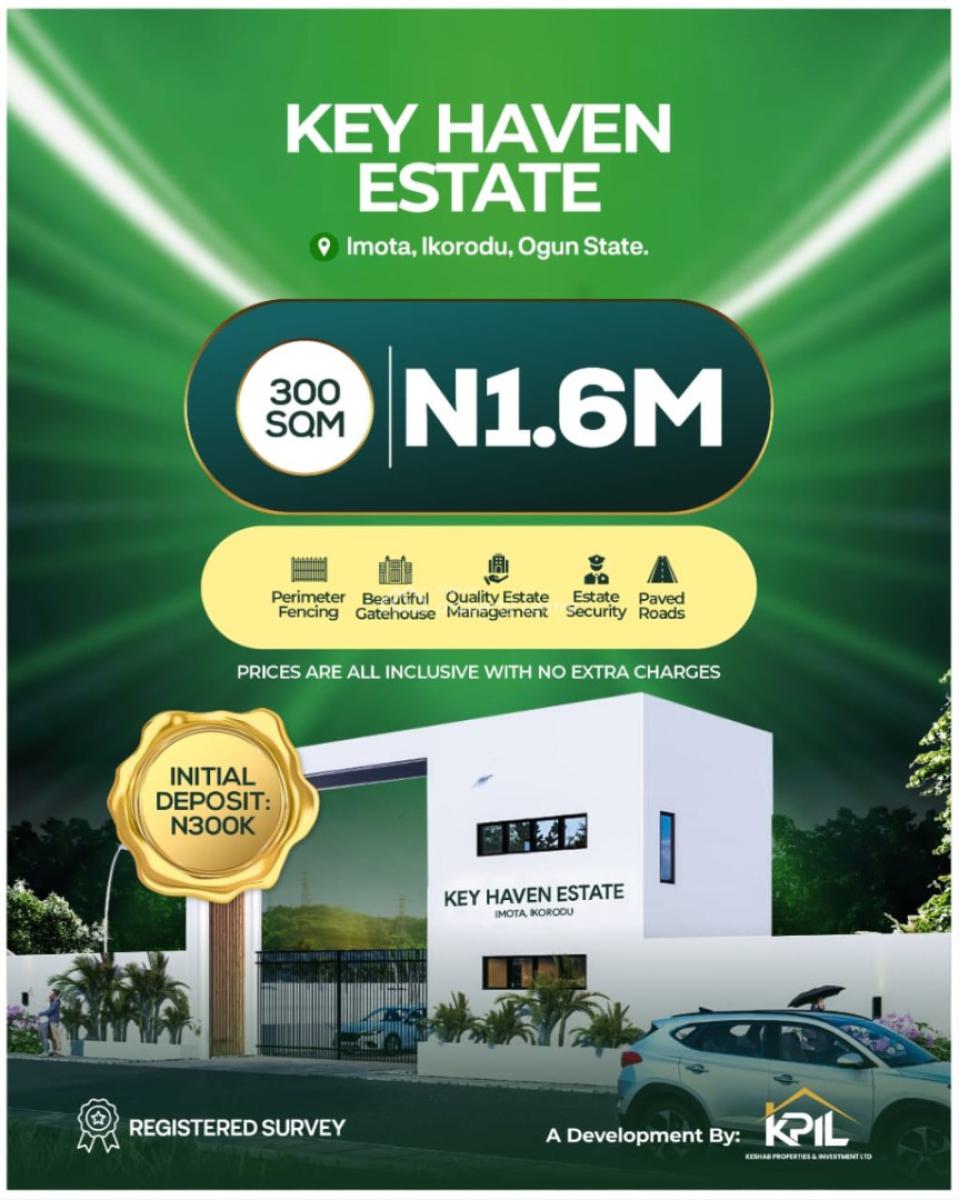 This Estate Is on Promo. When You Buy 5 Plots Outrightly, You Will Get, Imota, Ikorodu, Lagos, Land for Sale