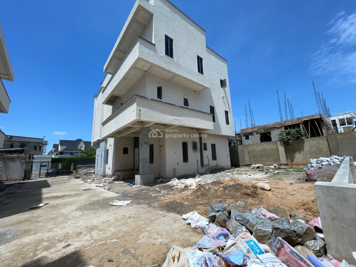 5-bedroom Duplex with 2 Living Rooms, Lounge, and Attached Bq, Guzape Plot 2800, Guzape District, Abuja, Detached Duplex for Sale