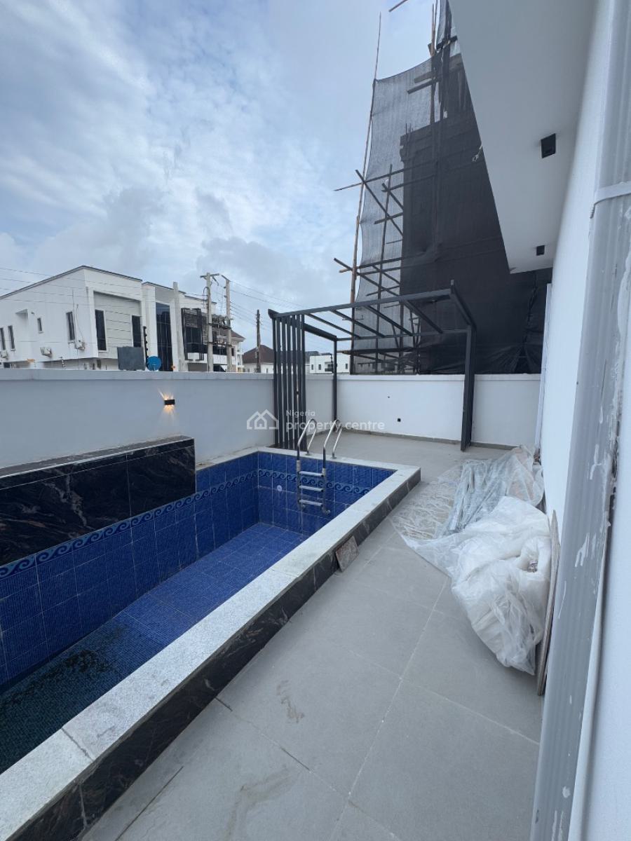 Luxury 5 Bedroom Terrace Duplex with Bq, Rooftop and Cinema, Osapa, Lekki, Lagos, House for Sale
