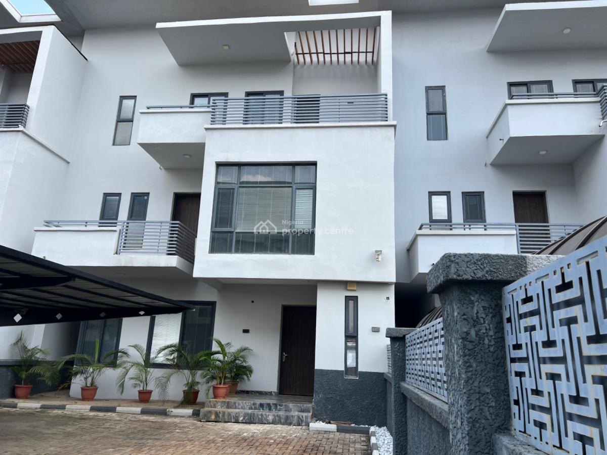 Gated 4 Bedroom Terrace Duplex, Guzape District, Abuja, Terraced Duplex for Rent