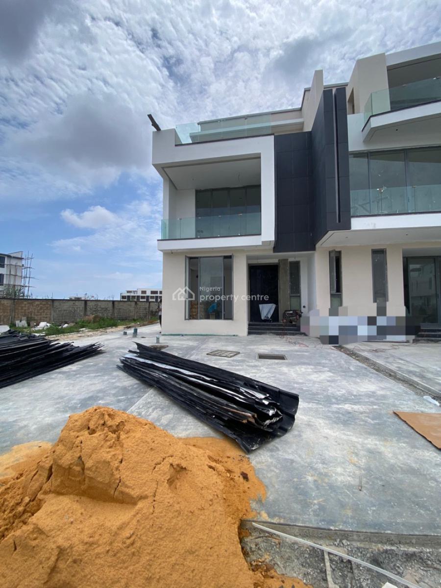 5 Bedroom Semi Detached Duplex with Bq, Pool, Cinema & Penthouse, Cowrie Creek Estate, Lekki, Lagos, Semi-detached Duplex for Sale