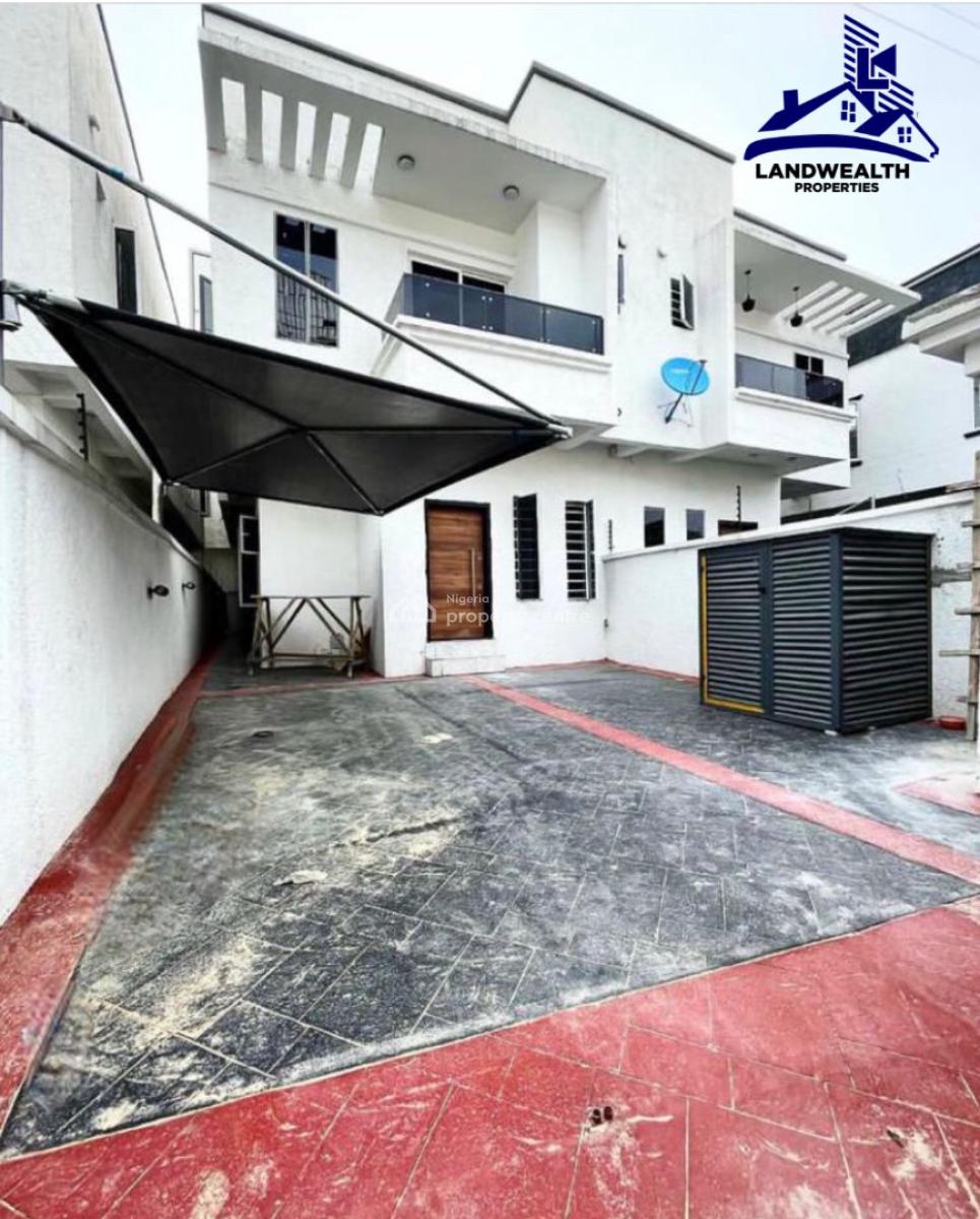 Self Serviced 4 Bedroom Semi Detached Duplex with Bq, Secure Estate at  Ikota Lekki, Ikota, Lekki, Lagos, Semi-detached Duplex for Rent