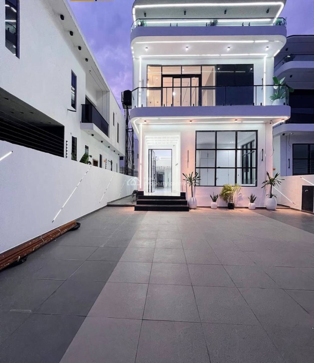 Contemporary 5bedroom Fully Detached Duplex with Room Bqs, Gym & Pool, Chevron Tollgate , Lekki Lagos ., Lekki Phase 2, Lekki, Lagos, Detached Duplex for Sale
