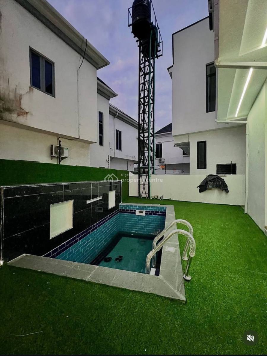 Contemporary 5bedroom Fully Detached Duplex with Room Bqs, Gym & Pool, Chevron Tollgate , Lekki Lagos ., Lekki Phase 2, Lekki, Lagos, Detached Duplex for Sale