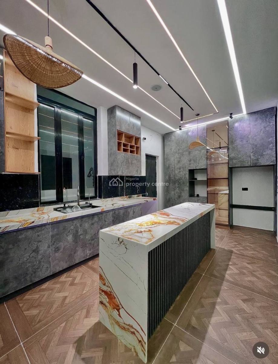 Contemporary 5 Bedrooms Fully Detached Duplex with Bq, Gym & Pool, Chevron Tollgate, Lekki Phase 2, Lekki, Lagos, Detached Duplex for Sale