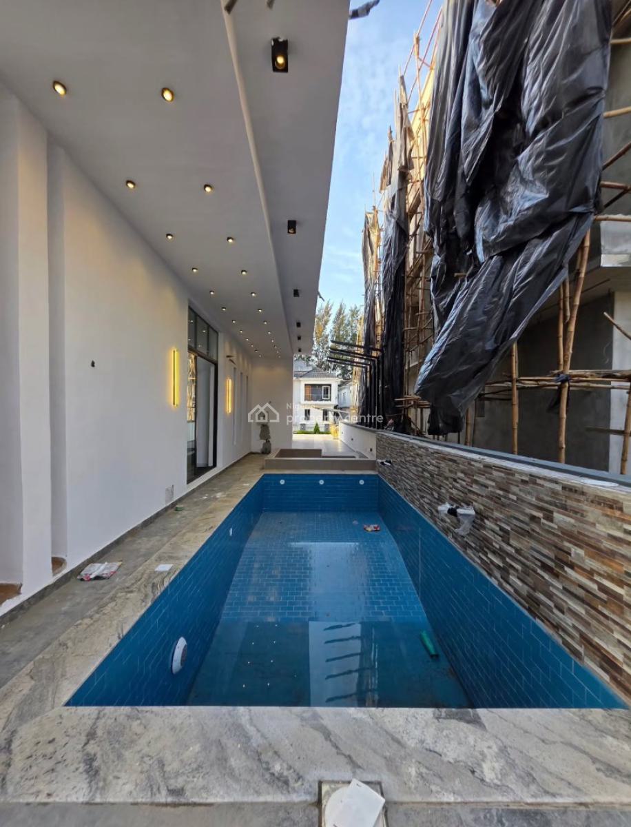 Contemporary 5 Bedrooms Fully Detached Duplex with Bq, Gym & Pool, Chevron Tollgate, Lekki Phase 2, Lekki, Lagos, Detached Duplex for Sale