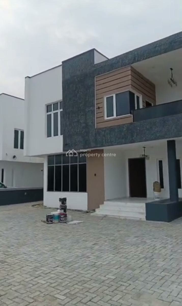 Brand New 5bedroom Fully Detached Duplex with a Room Bq, Royal Garden Estate, Ajah, Lagos, Detached Duplex for Rent
