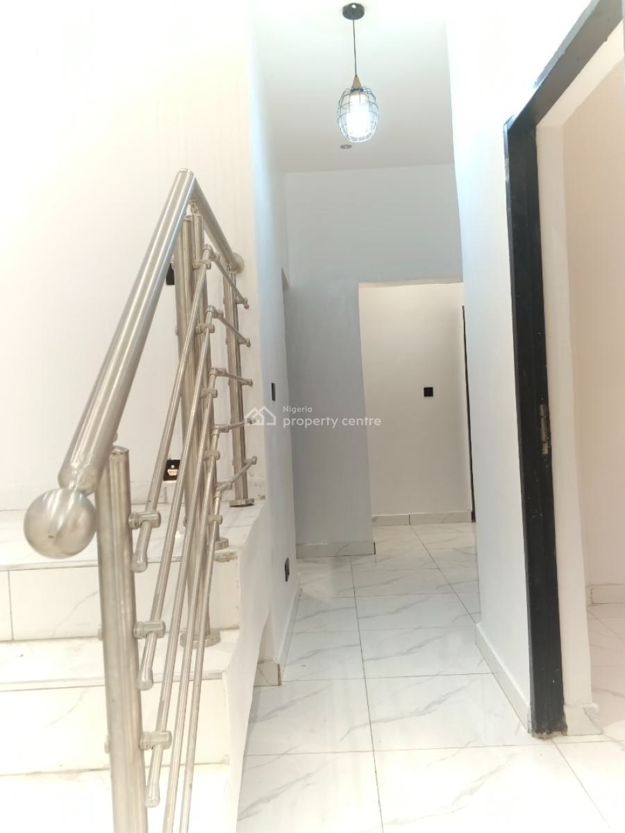 a Lovely Newly Built 4bedrooms Duplex Apartment., Thomas Estate Opposite Lekki Palm City Estate Ado Road, Ajah, Lagos, Terraced Duplex for Rent