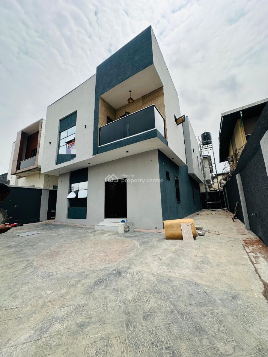 Exquisitely Built 4 Bedroom Fully Detached Duplex with a Room Bq, Allen, Ikeja, Lagos, Detached Duplex for Sale