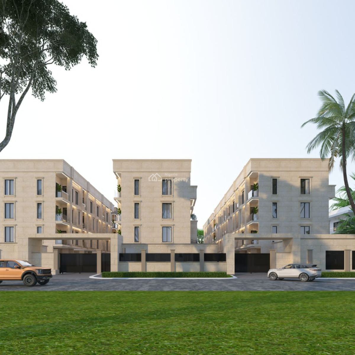 4 Bedroom Terrace 2bq Elevator  Offplan, Pool -gym, Old Ikoyi, Ikoyi, Lagos, Terraced Duplex for Sale