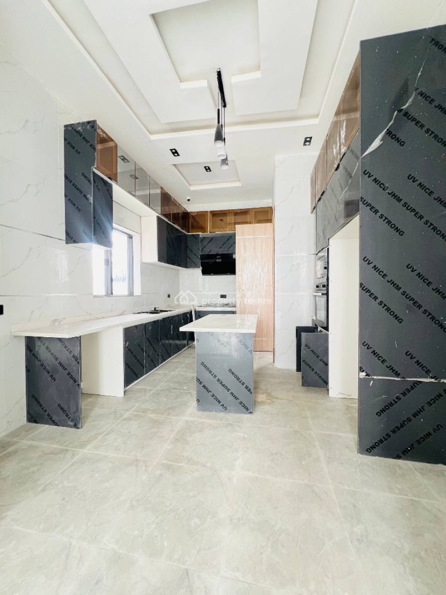 4 Bedroom Fully Detached Duplex +bq with Pool ., Inside an Estate in Chevron, Lekki Phase 1, Lekki, Lagos, Detached Duplex for Sale