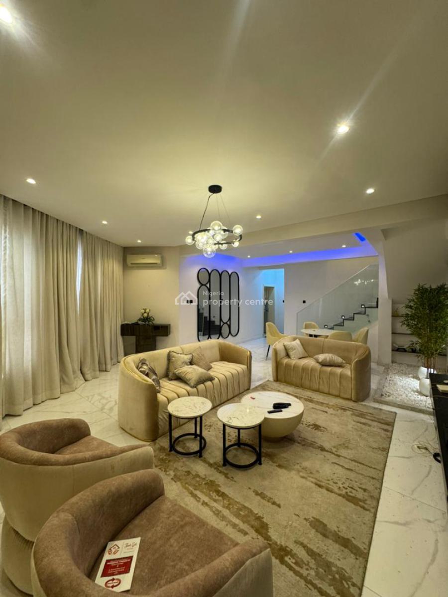 Beautifully Furnished 4 Bedroom Fully Detached Duplex, Osapa, Lekki, Lagos, Detached Duplex for Rent