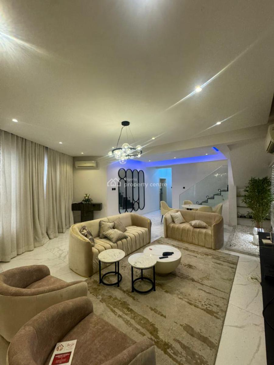 Beautifully Furnished 4 Bedroom Fully Detached Duplex, Osapa, Lekki, Lagos, Detached Duplex for Rent