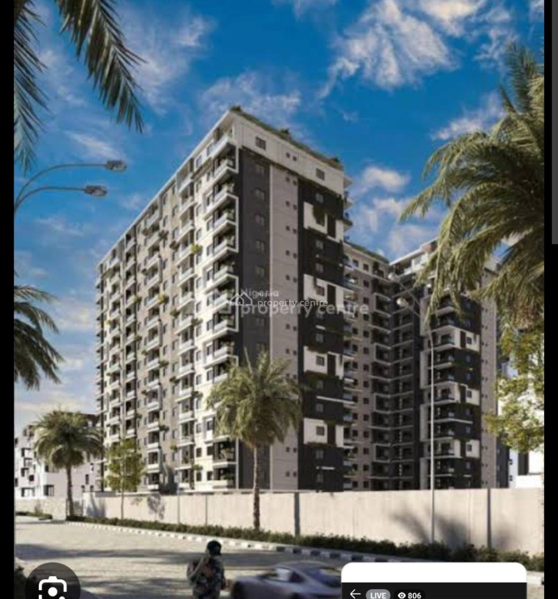 3 Bedroom Flat with Bq Offplan, Right Opposite The Largest American Embassy in The World, Eko Atlantic City, Lagos, Flat / Apartment for Sale