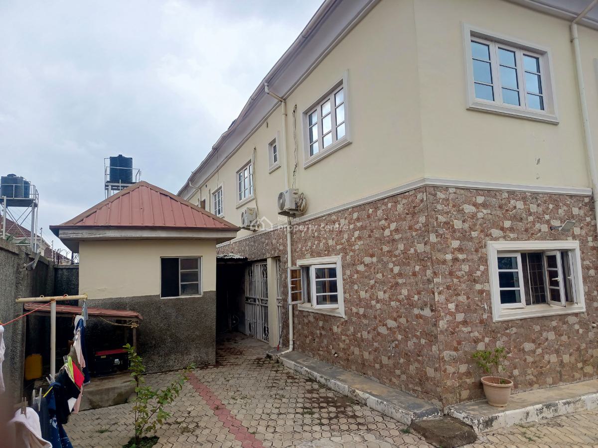 Specious 4 Bedrooms Semi-detached Duplex with Bq and Security House., By Back of Shoprite, Close to Brains and Harmers Estate, Apo, Abuja, Semi-detached Duplex for Sale