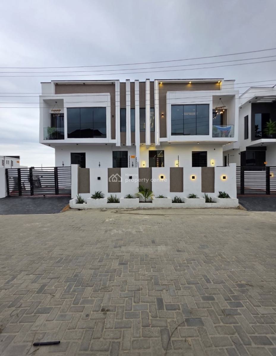 4bedroom Semi- Detached Duplex with Bq, Ajah, Lekki Lagos, Lekki, Lagos, Block of Flats for Sale