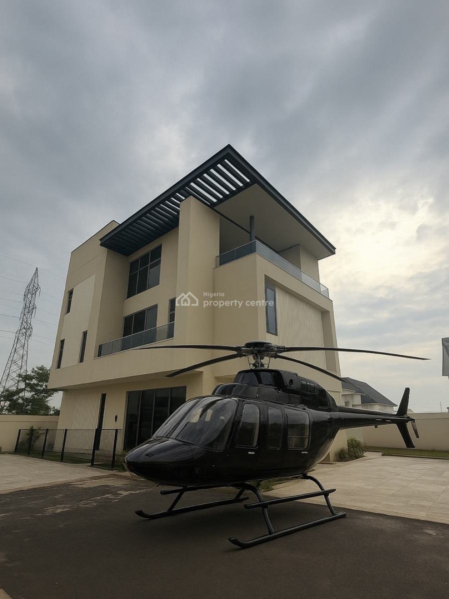 5 Bedroom Serviced Detached Duplex, Elevator, Rooftop, Penthouse, Bq, Serene Neighborhood, Katampe Extension, Katampe, Abuja, Detached Duplex for Sale