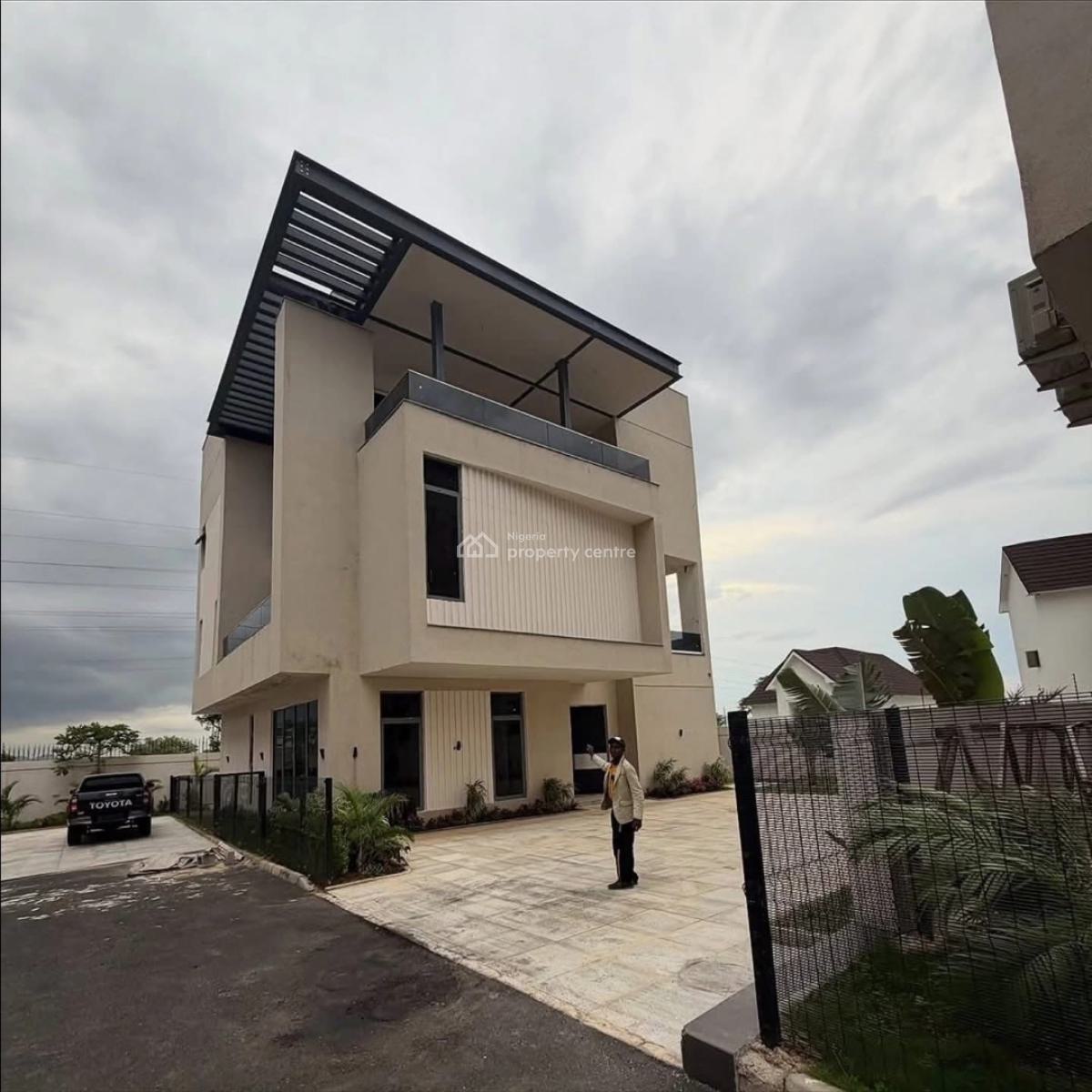 5 Bedroom Serviced Detached Duplex, Elevator, Rooftop, Penthouse, Bq, Serene Neighborhood, Katampe Extension, Katampe, Abuja, Detached Duplex for Sale