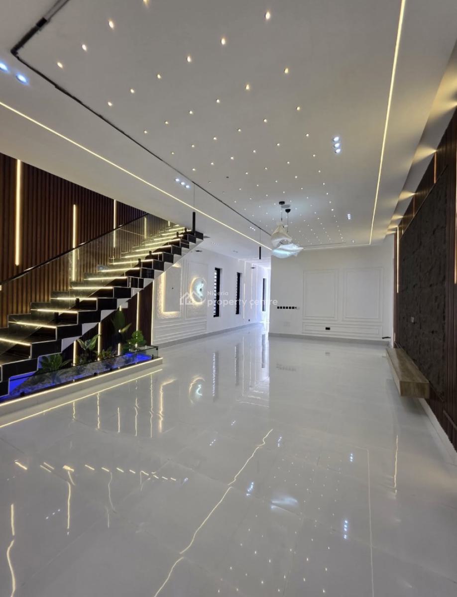 Contemporary 5bedroom Fully Detached Duplex with Room Bq+ Swimming Po, Inside a Great and Secured Estate in Ajah, Ajah, Lagos, Detached Duplex for Sale